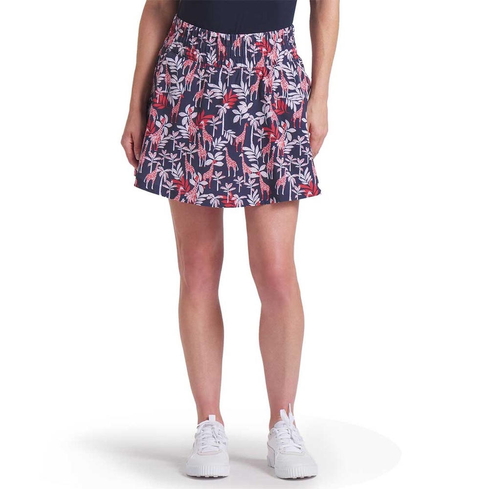 Puma Sandy Giraffe Print Golf Skirt with built in Shorts NWT